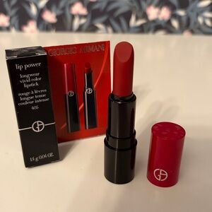 Giorgio Armani Lip Power longwear vivid color lipstick #405